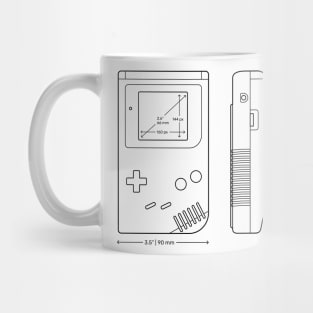 Retro Handheld Dimensions Mug